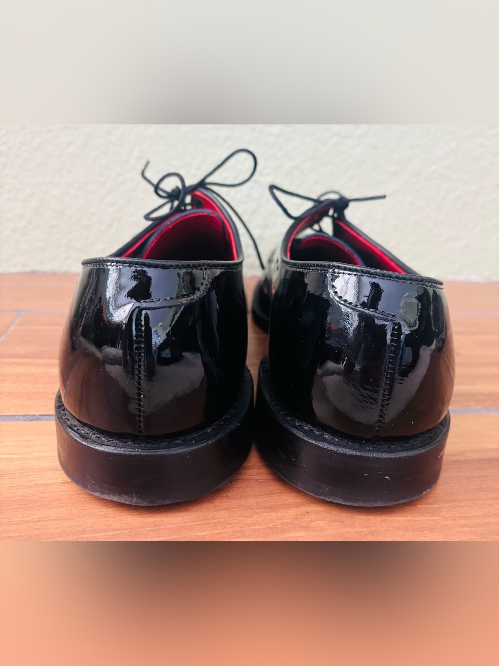 Allen Edmonds Spencer Classic Black Patent Leather Tuxedo Shoe Size: 11.5 - Picture 4 of 12